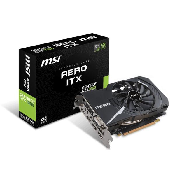 MSI ショート基盤採用 グラフィックスカード GEFORCE GTX 1060 AERO ITX ...