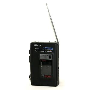 SONY ソニー WA-2001 ブラック ラジオカセットコーダー 録音/再生機（ラジオ内蔵ポータブ...