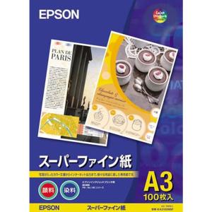 EPSON スーパーファイン紙 A3カット紙 100枚入り KA3100NSF｜ravi-store