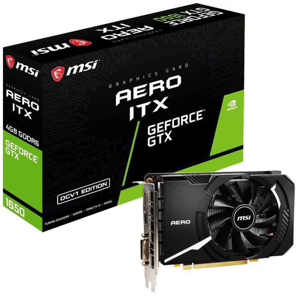 MSI GeForce GTX 1650 D6 AERO ITX OCV1 グラフィックスボード V...