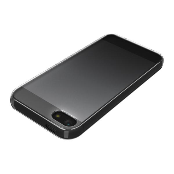 iBUFFALO iPhone5S/iPhone5新触感・透明感やわらかハードソフトケース 液晶保護...