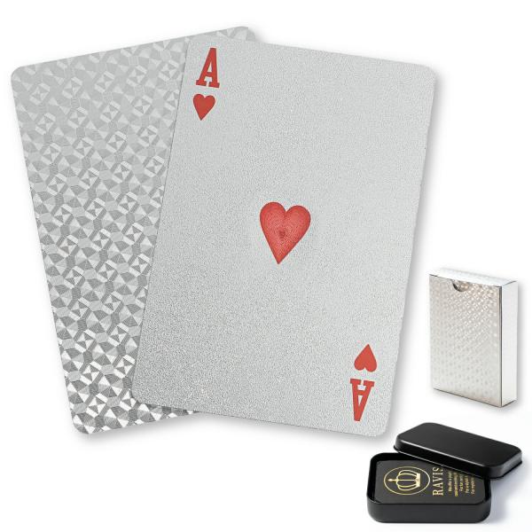 RAVIS トランプ プラスチック シルバー ゴールド おしゃれ フレックスカード 防水 マジック ...