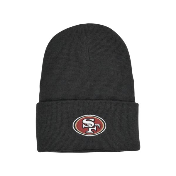 49ers Beanie - Charcoal フォーティーナイナーズ ビーニー NFL 帽子 ニッ...