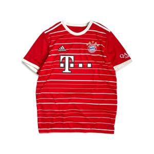 adidas FCバイエルン 22/23 ホームユニフォーム レッド/ホワイト  メンズ サッカー Tシャツ フットボール バイエルン・ミュンヘン アディダス｜rawdrip