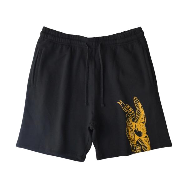 ANTIHERO Basic Eagle Sweat Shorts - Black アンタイヒーロー...