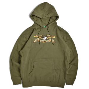 [SALE]ANTI HERO ベーシック イーグル プルオーバー フーディー アーミー/マルチ｜rawdrip