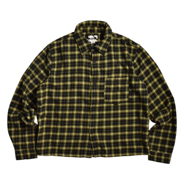BDG フランネル チェック シャツ Olive/Yellow/Black メンズ レディース 長袖...