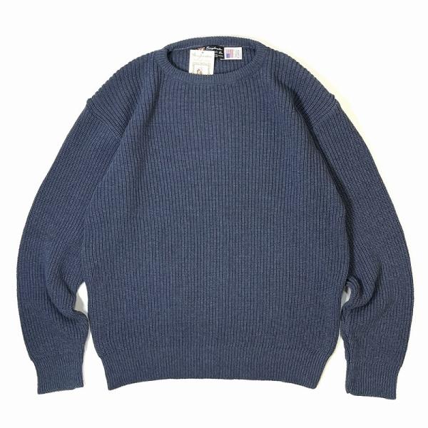 BINGHAMTON KNITTING COMPANY シェーカー クルー セーター ジーンズ  メ...