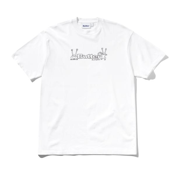 BUTTERGOODS × DANIEL JOHNSTON Frog Logo Tシャツ White...