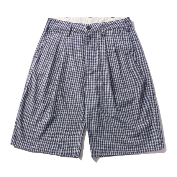 BUTTERGOODS Pleated Shorts Plaid ショーツ ハーフパンツ メンズ レ...