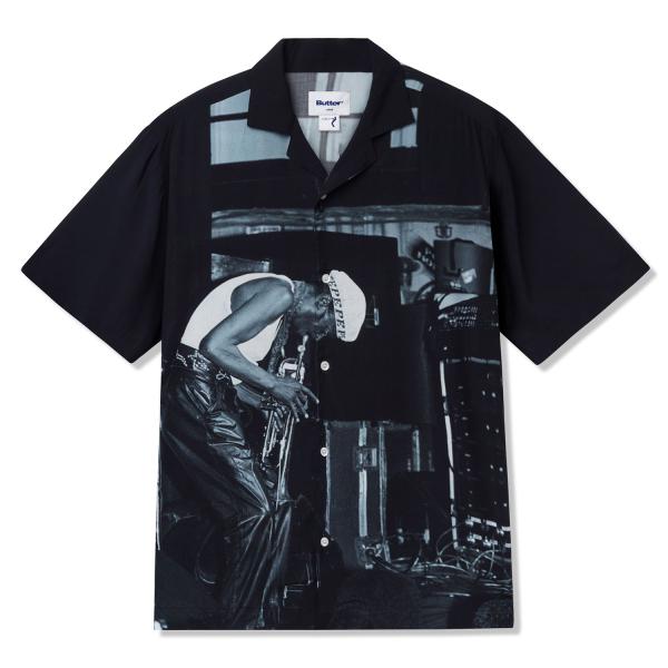 BUTTER GOODS x Miles Davis Savoy Rayon S/S Shirt B...