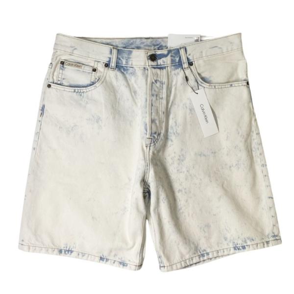 [SALE]Calvin Klein ブリーチ デニム ショーツ メンズ レディース CK