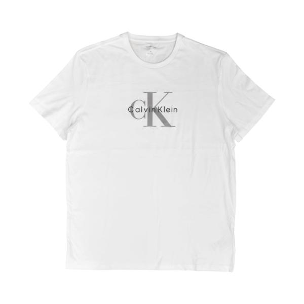 Calvin Klein CK Logo Tee - White メンズ レディース  カルバンクラ...