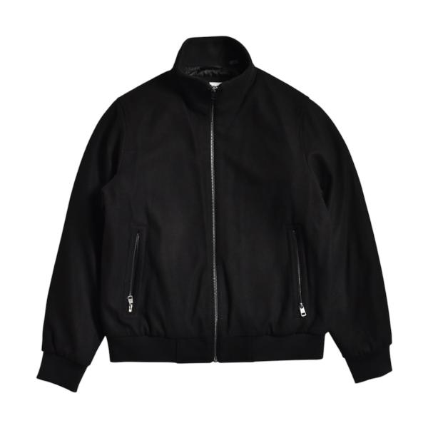 Calvin Klein ウールボンバージャケット ブラック メンズ レディース ジャケット CK