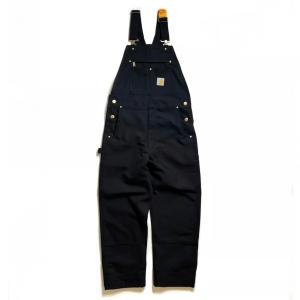 カーハートブラックダックダブルニーオーバーオールワークパンツUSAアメリカ製38 アメリカ製】 カーハート USA ブラックダック ダブルニー ワークパンツ