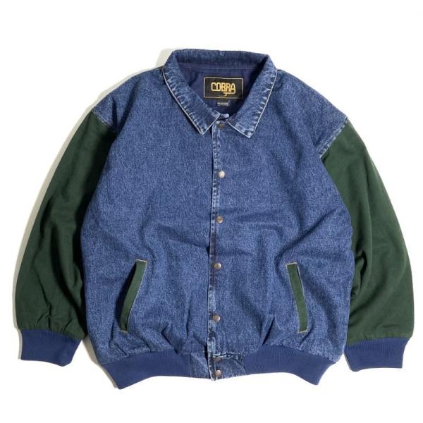 コブラ キャップス レンジャー ジャケット グリーン/インディゴ デニム