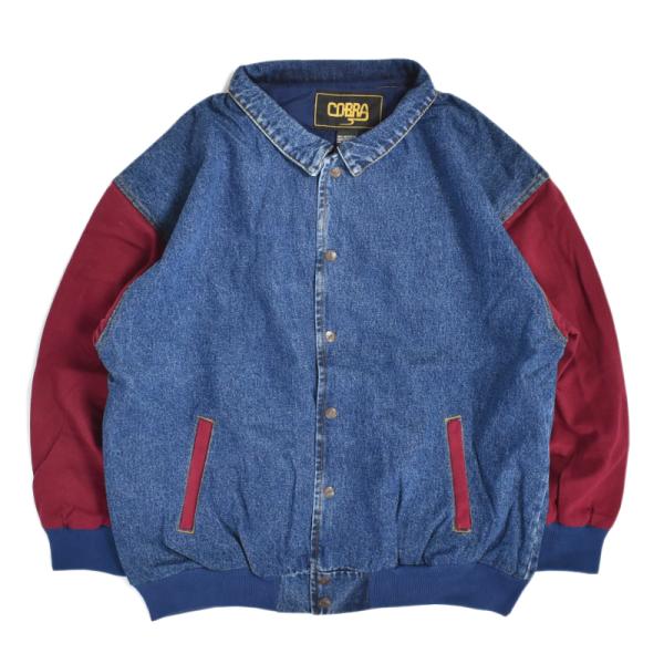 コブラ キャップス レンジャー ジャケット マルーン/インディゴ デニム