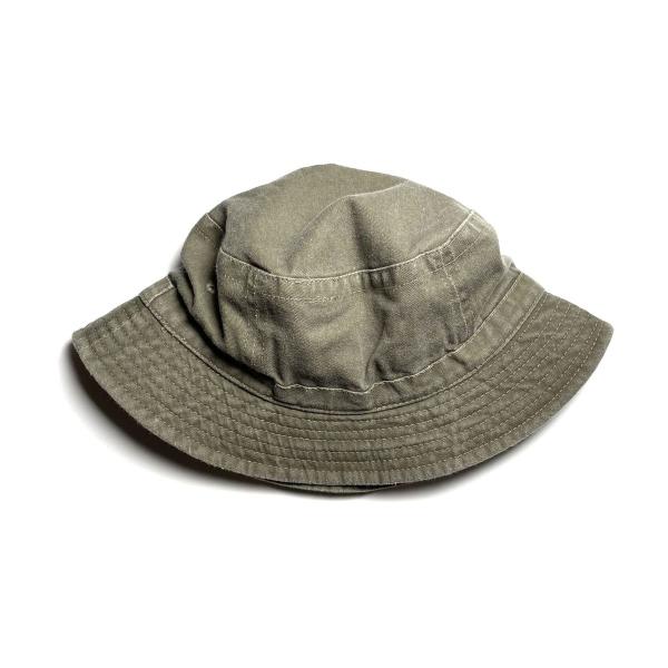 コブラ キャップス ウォッシュド コットン バケット ハット カーキ
