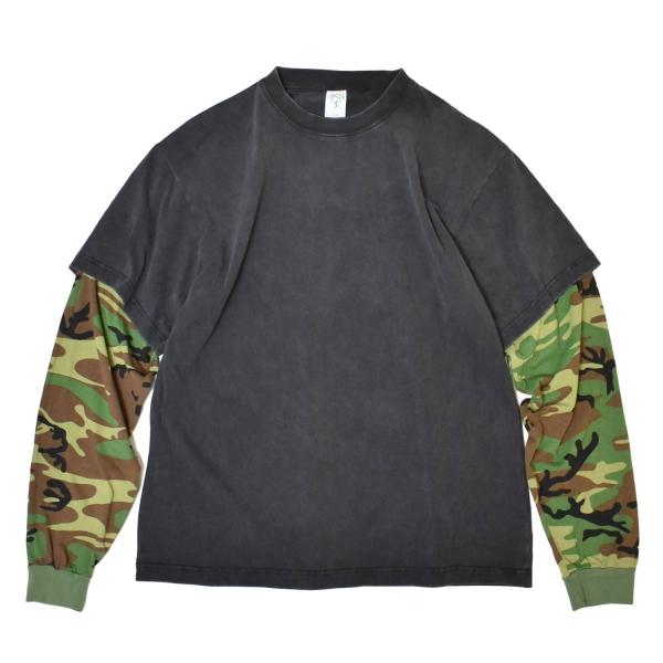 Cotton Collective Oversized Box 2Fer L/S Tee - Vin...