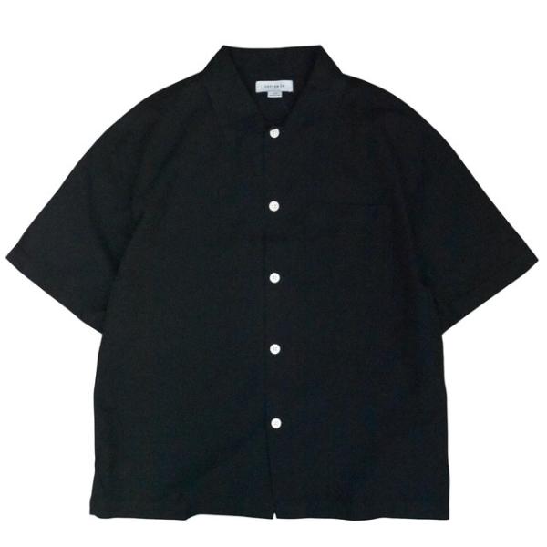 Cotton On Eli Linen Blend S/S Shirt - Black ブラック コ...