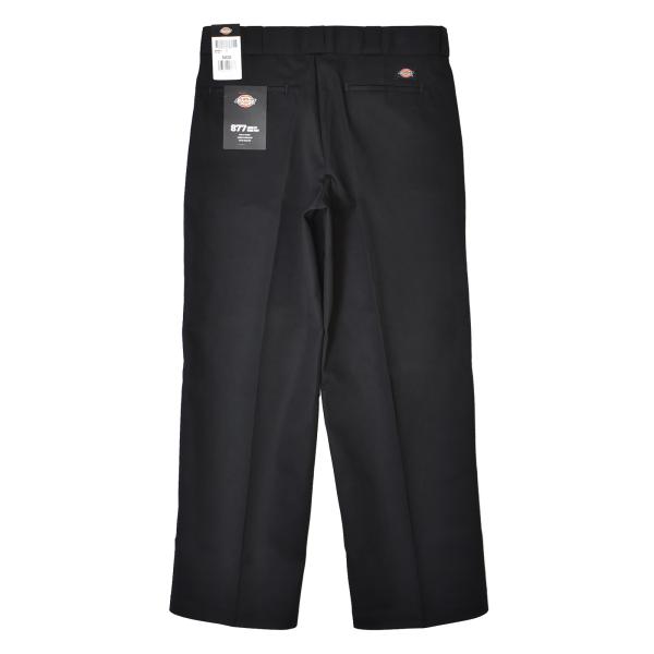 Dickies 877 Loose Fit Work Pants - Black (BK) ディッキ...