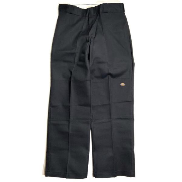 US Dickies ルーズフィット ダブルニー ワークパンツ ブラック