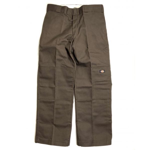 US Dickies ルーズフィット ダブルニー ワークパンツ ダークブラウン