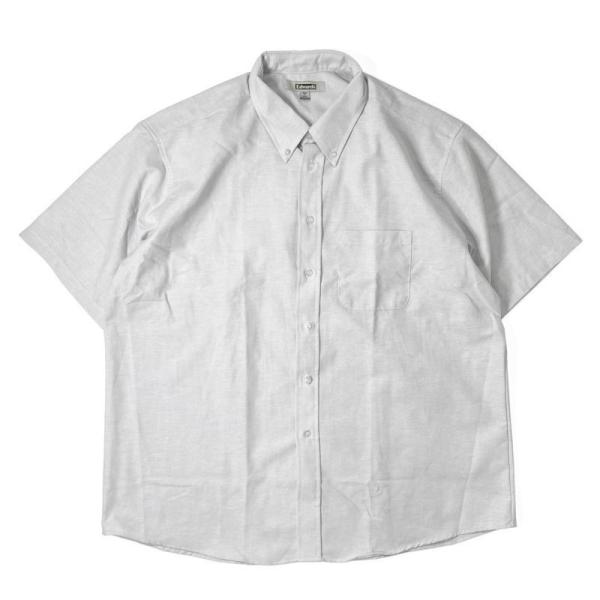 [SALE]EDWARDS GARMENT イージー ケア S/S オックスフォード シャツ ライト...