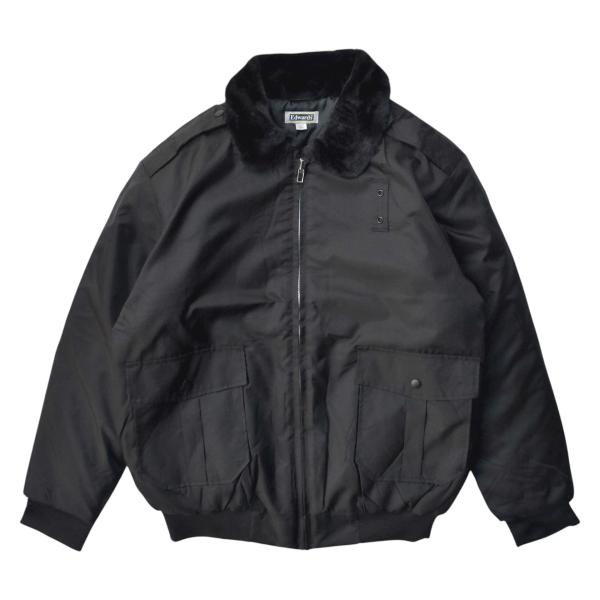 EDWARDS GARMENT Police Bomber Jacket Black メンズ レディ...