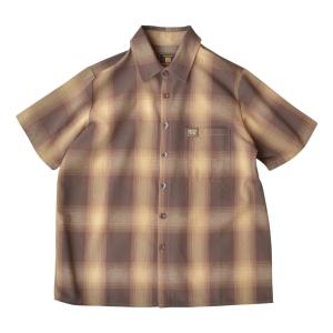 FB COUNTY S/S カッキー ワークシャツ ブラックxホワイト メンズ 半袖