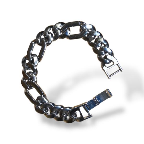 フィガロチェーンブレスレット シルバー メンズ レディース