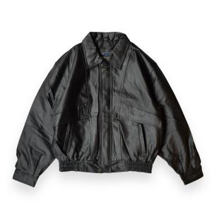 Levi'sレザー ボンバージャケット ブラック メンズ Levi's（リーバイス） レザー ボンバージャケット ブラック メンズ