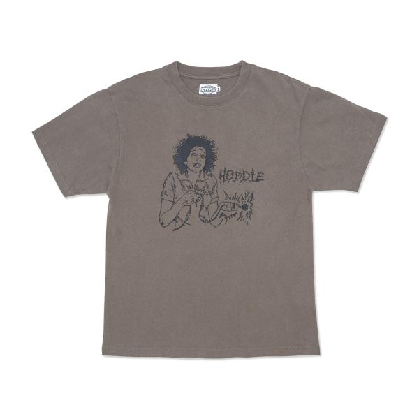 HODDLE Shock Tee Faded Black フェード ブラック 半袖 Tシャツ メンズ...