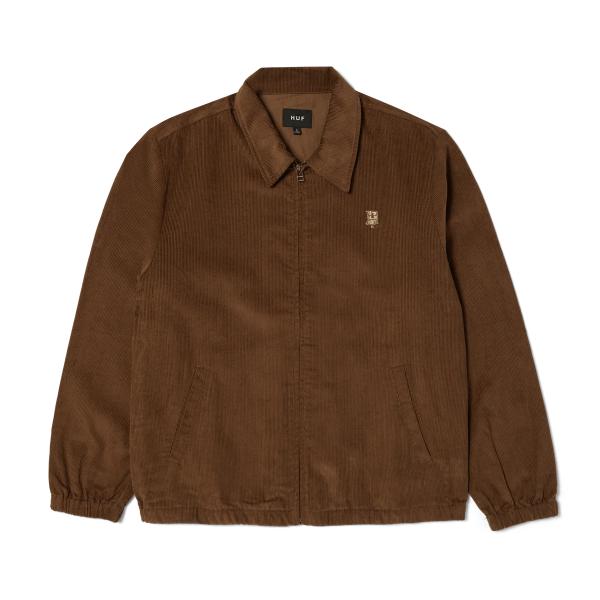 HUF 89 Corduroy Shop Jacket - Chocolate ハフ コーデュロイ ...