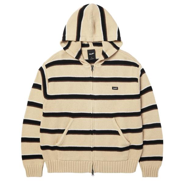 HUF ハフ  ニットパーカー Banks Hooded Sweater Tan トップス メンズ