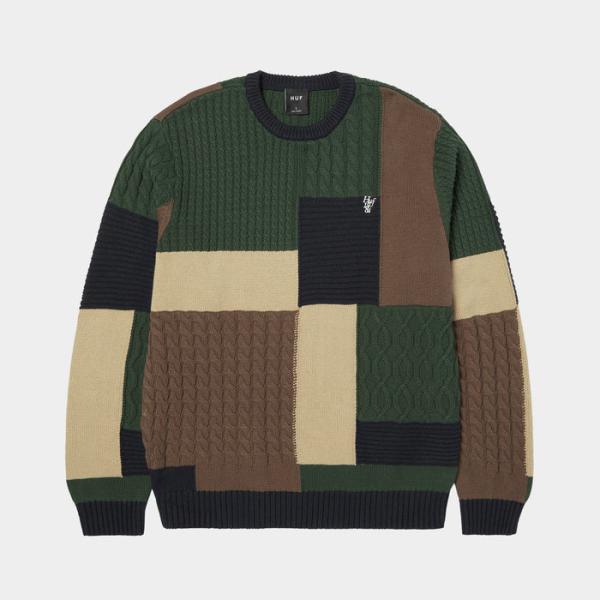 Huf Colombia Cable Knit Sweater - Multi トップス ニット セ...