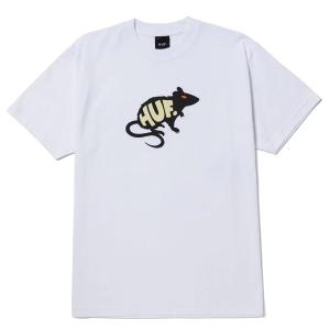 HUF マンス ベストフレンズ Tシャツ ホワイト メンズ レディース 半袖Tシャツ ハフ｜rawdrip