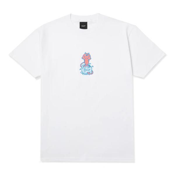 HUF Melt Tee - White Tシャツ ホワイト メンズ レディース 半袖Tシャツ ハフ