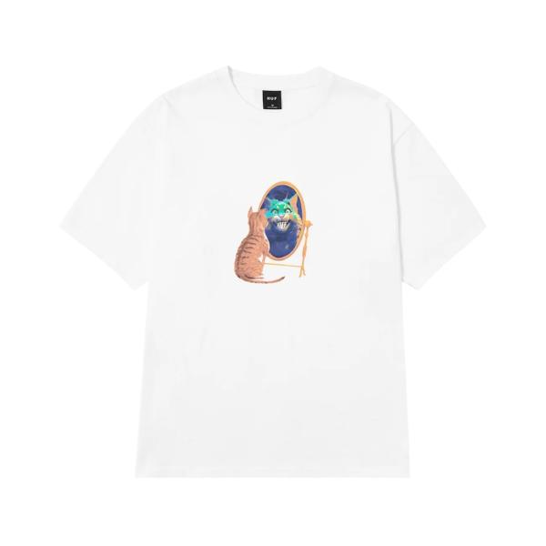 HUF MIRROR TEE Tシャツ ホワイト メンズ レディース 半袖Tシャツ ハフ