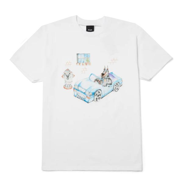 HUF Road Dawg Tee - White Tシャツ ホワイト メンズ レディース 半袖Tシ...