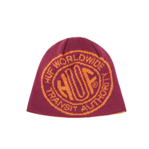 HUF Token Reversible Beanie - Berry ハフ ビーニー メンズ レデ...