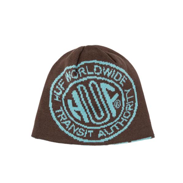 HUF Token Reversible Beanie - Bison ハフ ビーニー メンズ レデ...