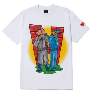 HUF アンロウフル Tシャツ ホワイト メンズ レディース 半袖Tシャツ ハフ｜rawdrip