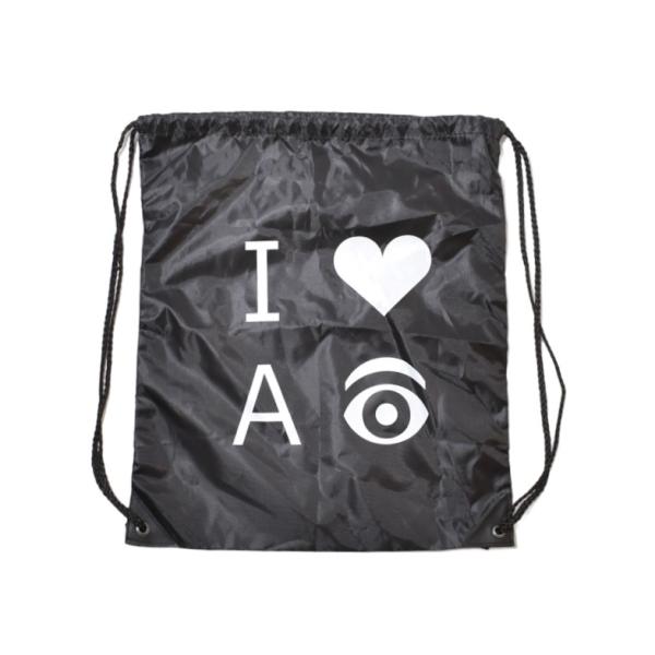 アイビーエム IBM アイ ハート ア アイ シンチ バッグ ブラック