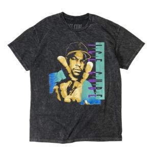 Ice Cube ショートスリーブ Tシャツ アシッドブラック メンズ レディース 半袖Tシャツ アイスキューブ｜rawdrip