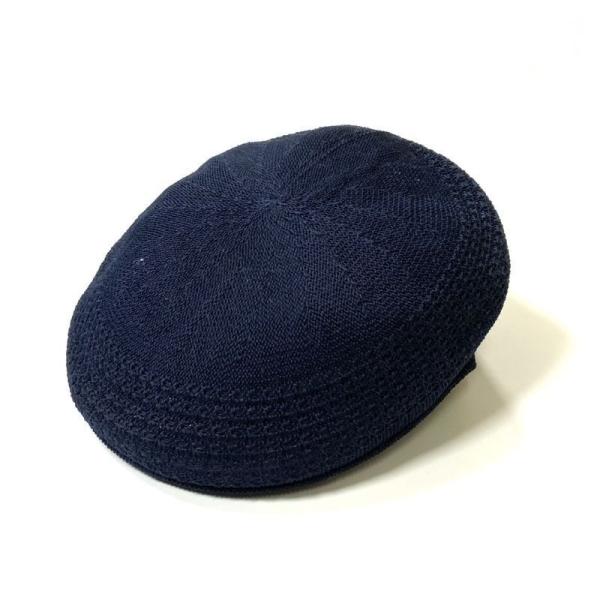 KBETHOS メッシュ ハンチング アイビー ハット ネイビー