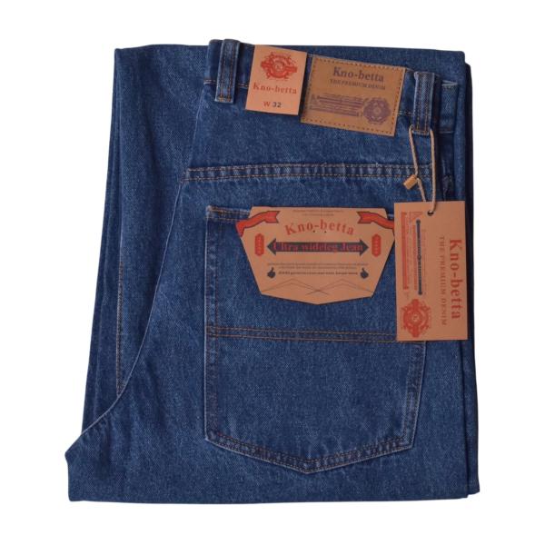 ノーベター スーパーバギー ジーンズ デニム ミディアムインディゴ メンズ レディース Kno-Be...
