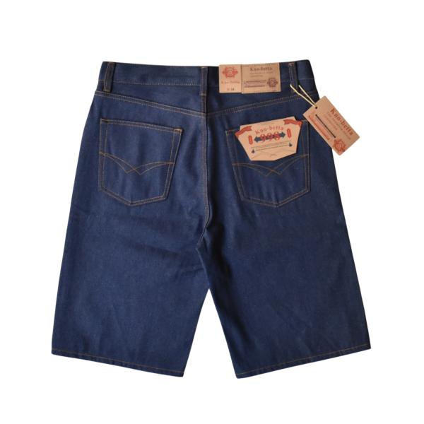 ノーベター バギー デニム ショーツ 002 Raw Indigo メンズ レディース ハーフパンツ...