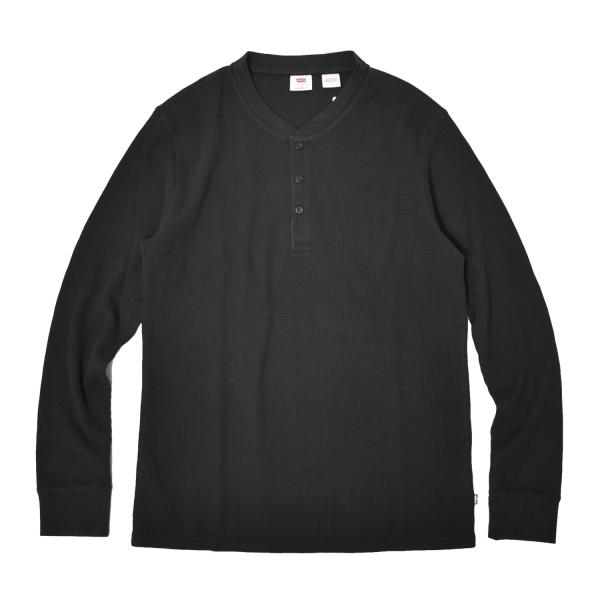 LEVIS L/S ヘンリーサーマル MINERAL BLACK リーバイス メンズ レディース ヘ...