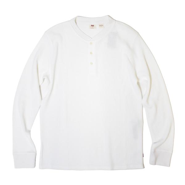 LEVIS L/S ヘンリーサーマル WHITE リーバイス メンズ レディース ヘンリーネック ホ...